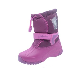 Cizme imblanite pentru fete American Club CL06/19-R-31, Fucsia 23343 Cizme imblanite pentru fete American Club CL06/19-R-31, Fucsia 23343