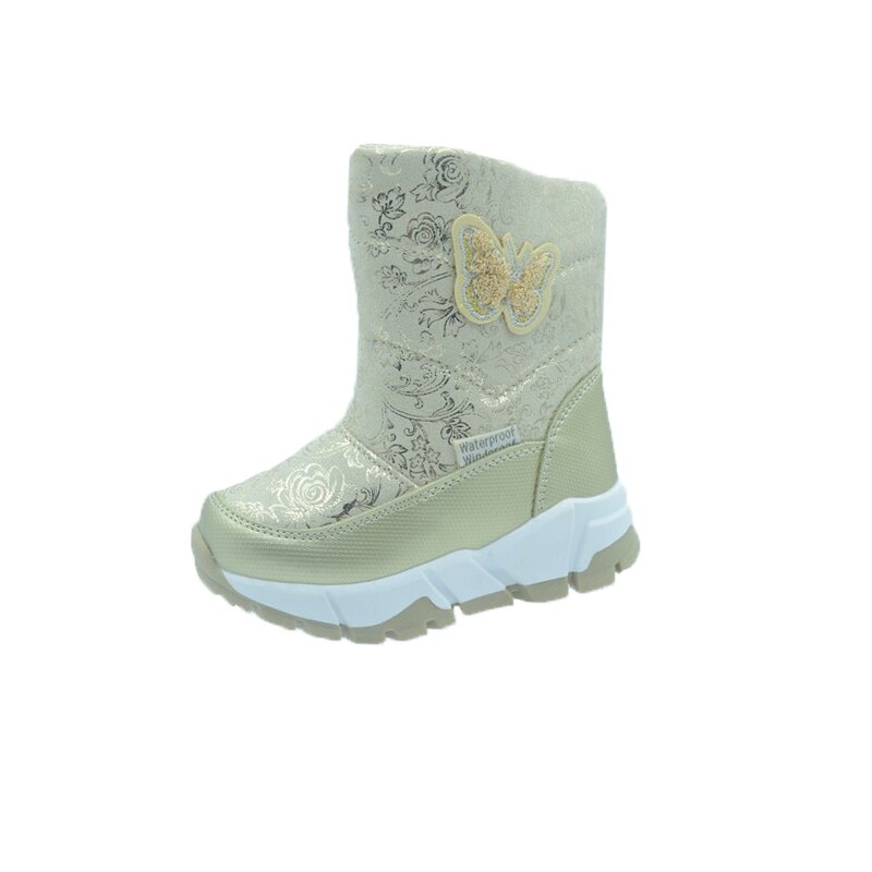 Cizme imblanite pentru fete Tom Miki C-T58-66-B, Auriu 23319