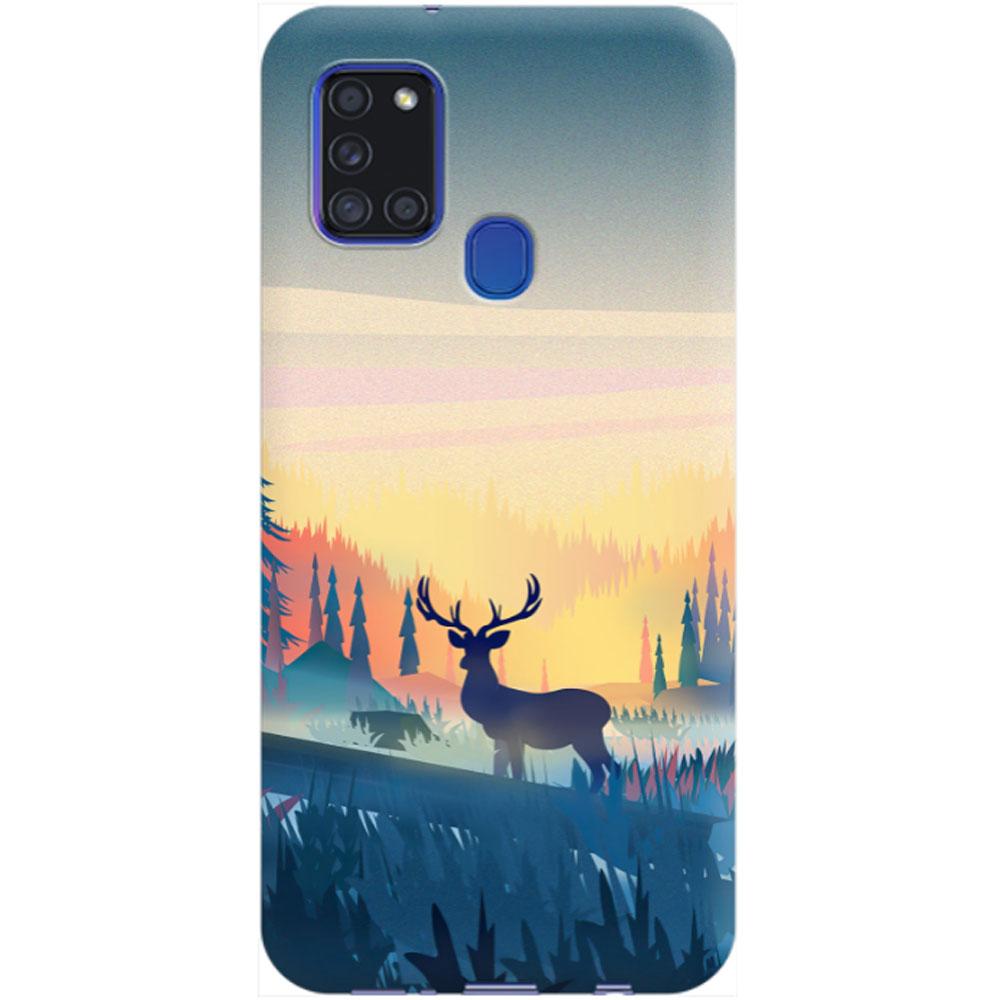 Husa silicon compatibila cu Samsung Galaxy A21s model Nature, Silicon, TPU Viceversa