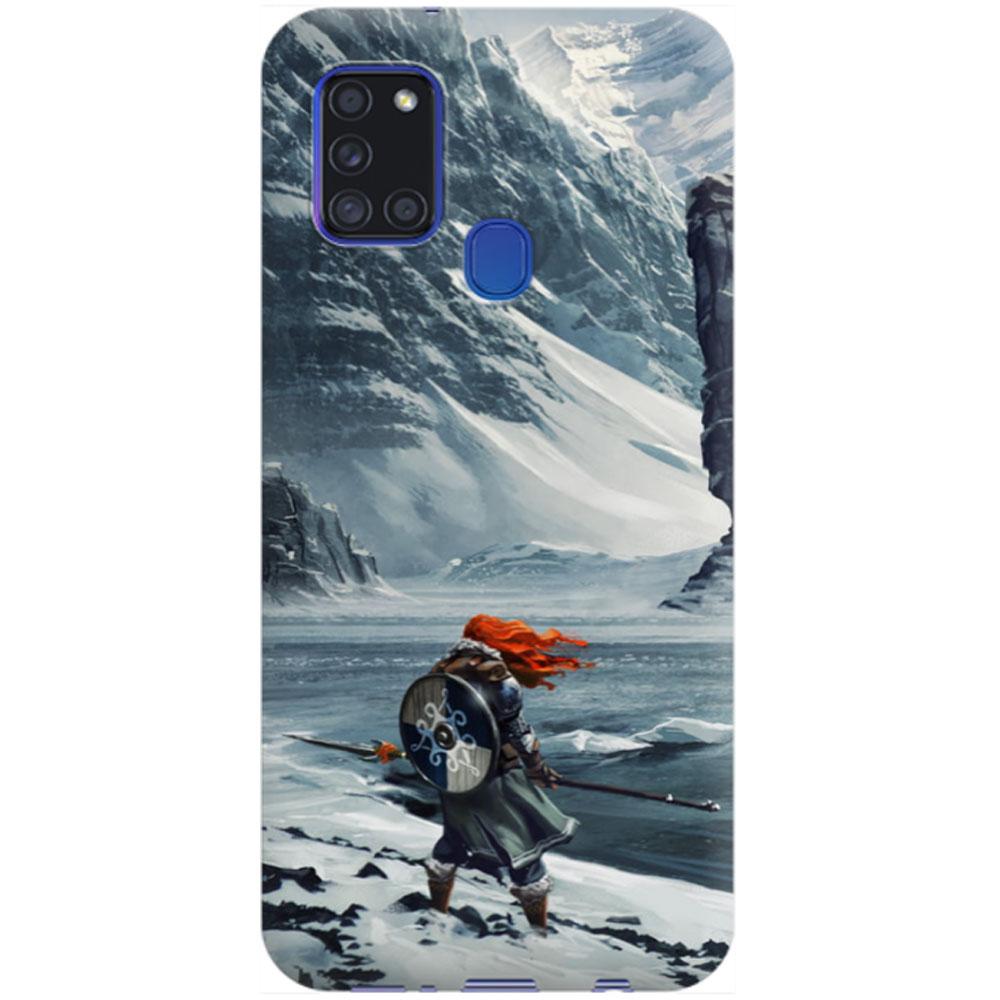 Husa silicon compatibila cu Samsung Galaxy A21s model Warrior, Silicon, TPU Viceversa