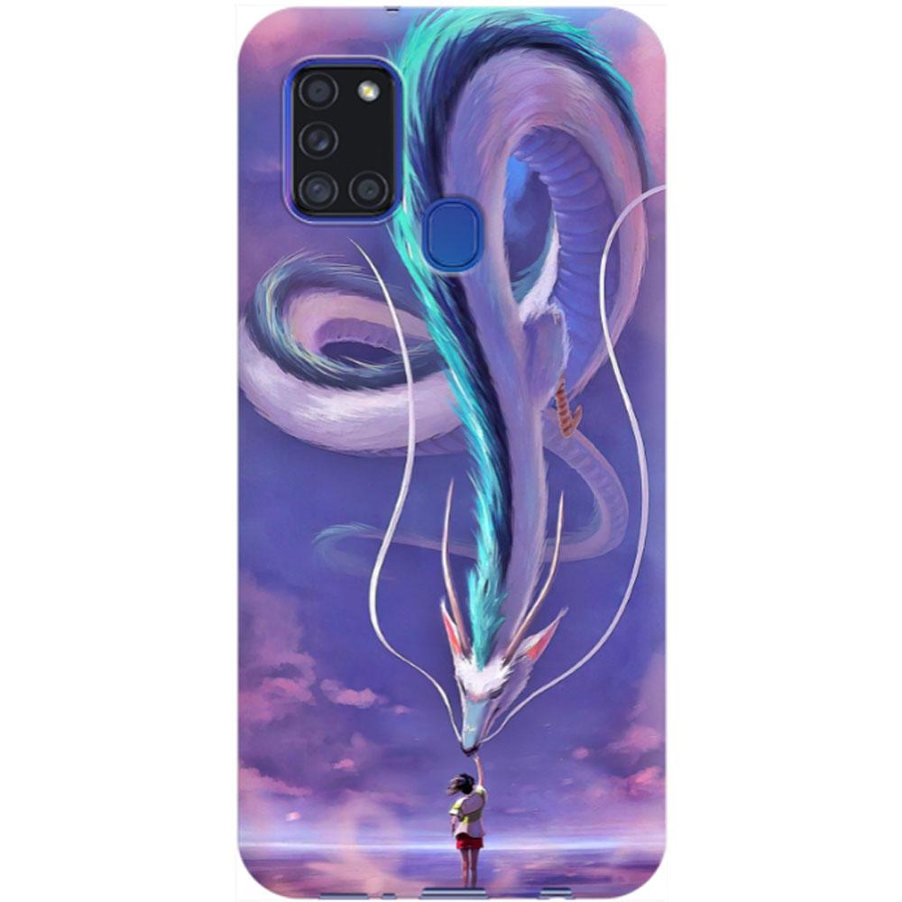 Husa silicon compatibila cu Samsung Galaxy A21s model Spirited Away, Silicon, TPU Viceversa