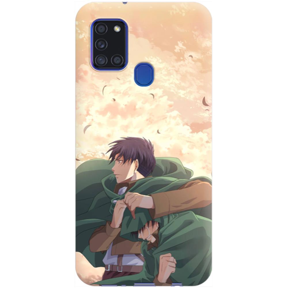 Husa silicon compatibila cu Samsung Galaxy A21s model Attack on Titan, Silicon, TPU Viceversa