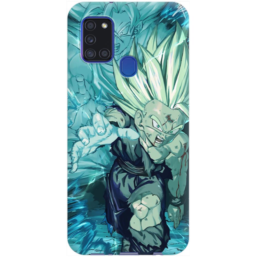 Husa silicon compatibila cu Samsung Galaxy A21s model Dragon Ball Gohan, Silicon, TPU Viceversa