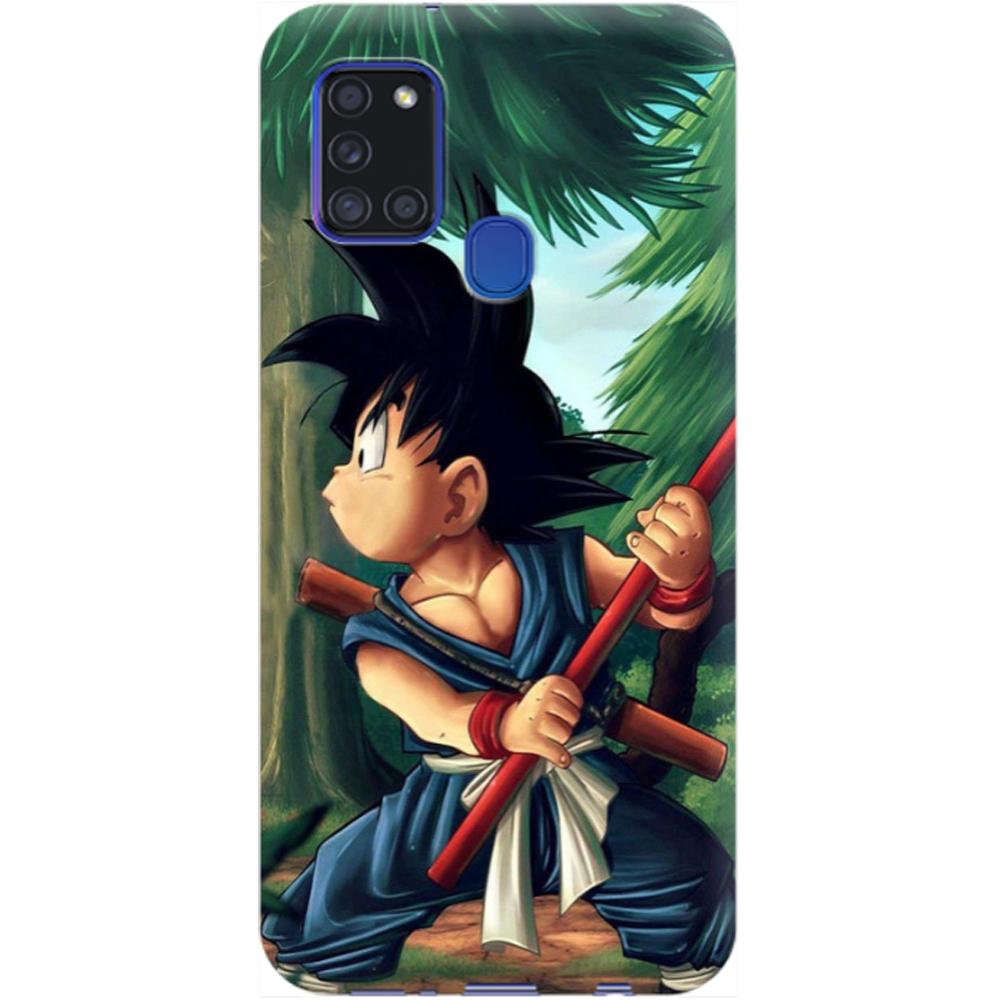 Husa silicon compatibila cu Samsung Galaxy A21s model Dragon Ball Goku, Silicon, TPU Viceversa