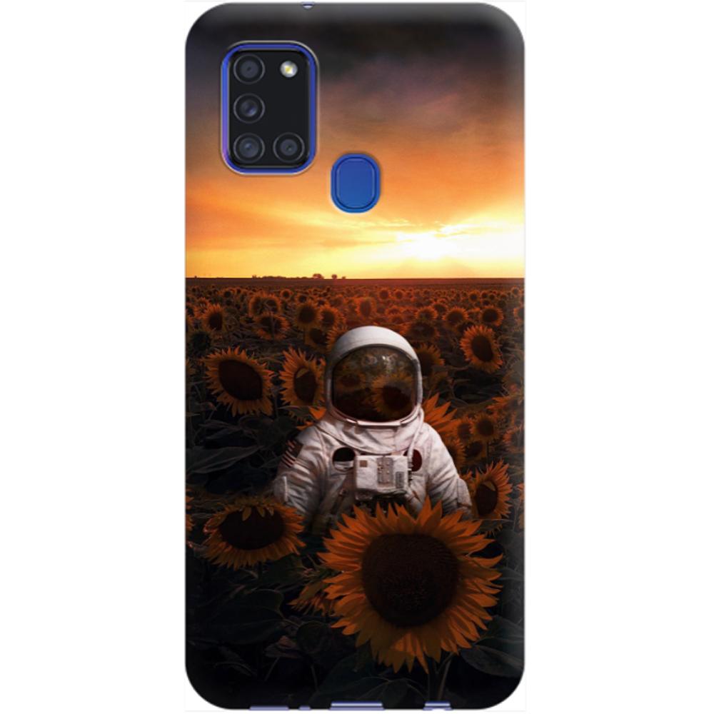 Husa silicon compatibila cu Samsung Galaxy A21s model Field Astronaut, Silicon, TPU Viceversa