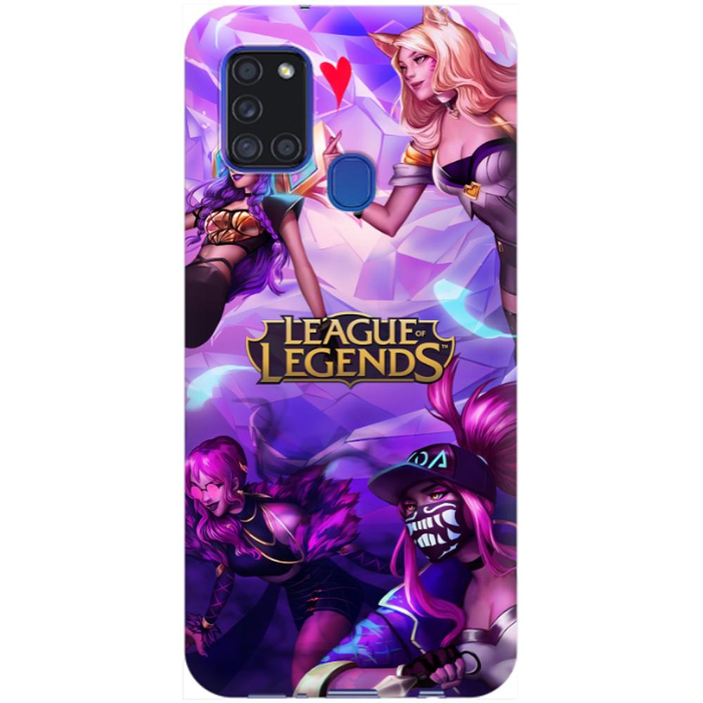 Husa silicon compatibila cu Samsung Galaxy A21s model KDA League of Legends, Silicon, TPU Viceversa