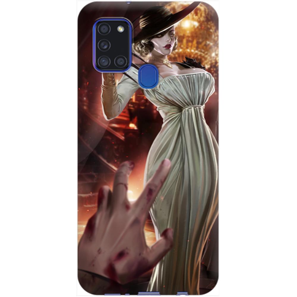 Husa silicon compatibila cu Samsung Galaxy A21s model Lady Dimitrescu Resident Evil, Silicon, TPU Viceversa