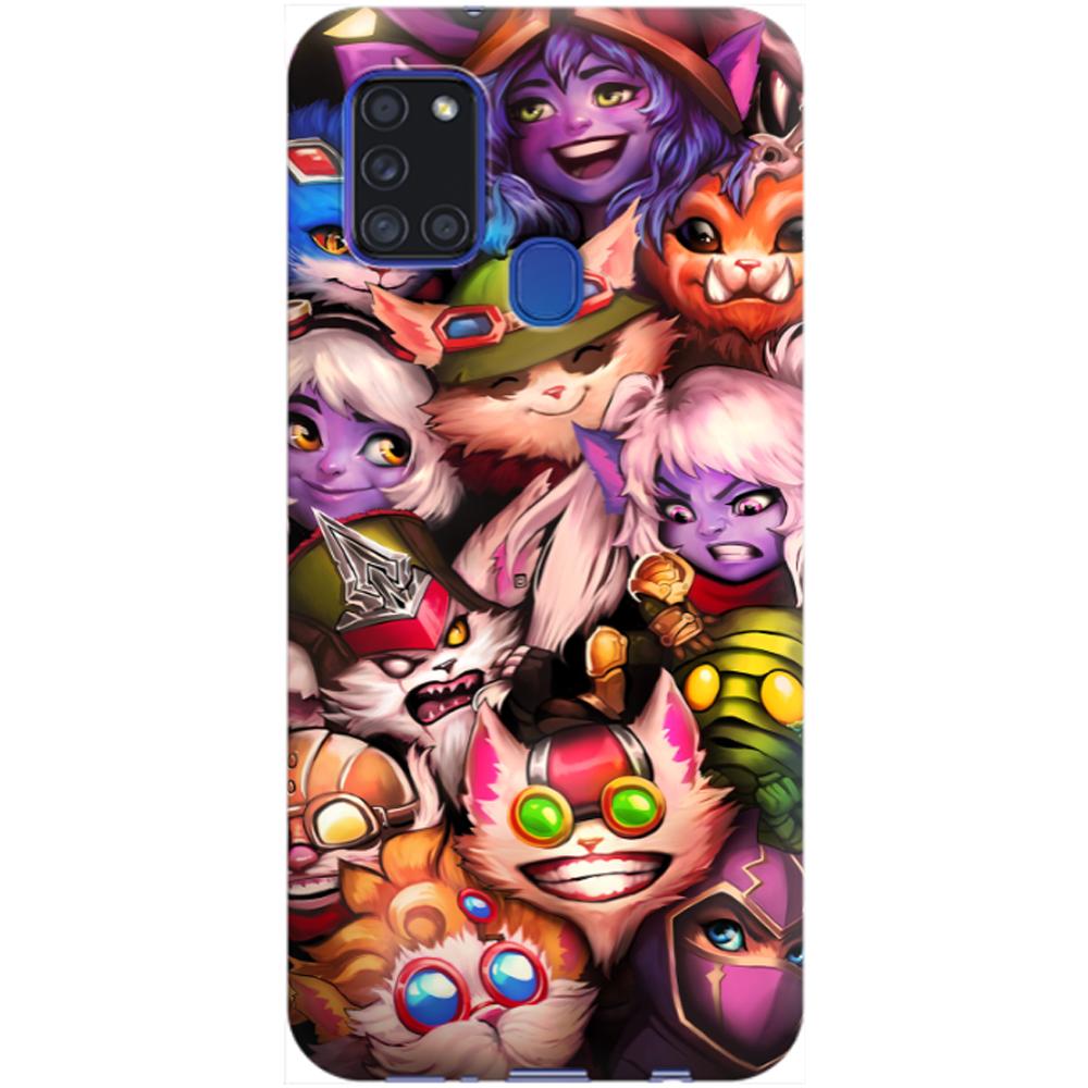Husa silicon compatibila cu Samsung Galaxy A21s model League of Legends Yordles, Silicon, TPU Viceversa