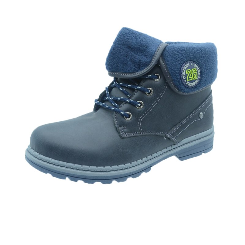 Ghete imblanite pentru baieti Tom Miki C-T38-93-B, Bleumarin 23315