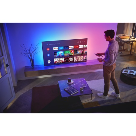 Televizor Philips 65OLED806/12, 164 cm, Smart Android, 4K Ultra HD, OLED, Clasa G