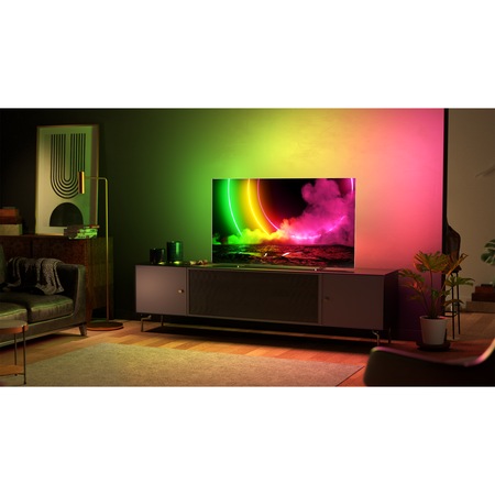 Televizor Philips 65OLED806/12, 164 cm, Smart Android, 4K Ultra HD, OLED, Clasa G