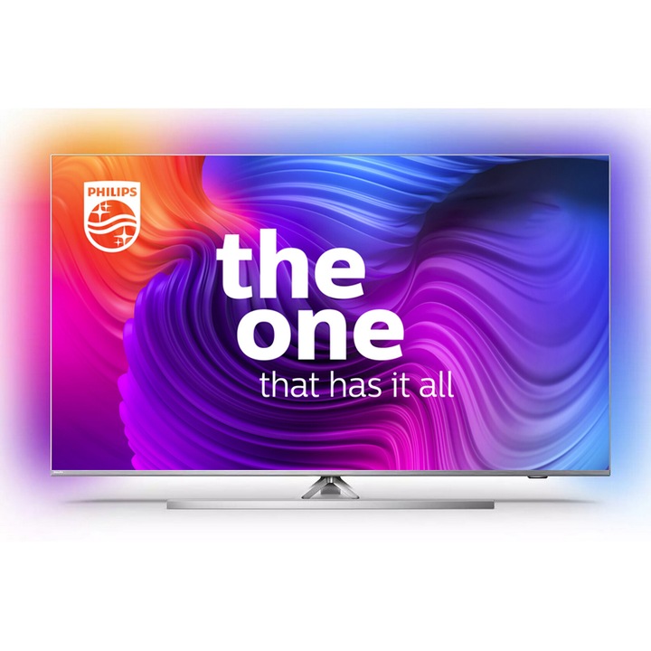 Televizor Philips Ambilight The One LED 58PUS8536, 146 cm, Smart Android, 4K Ultra HD, Clasa G