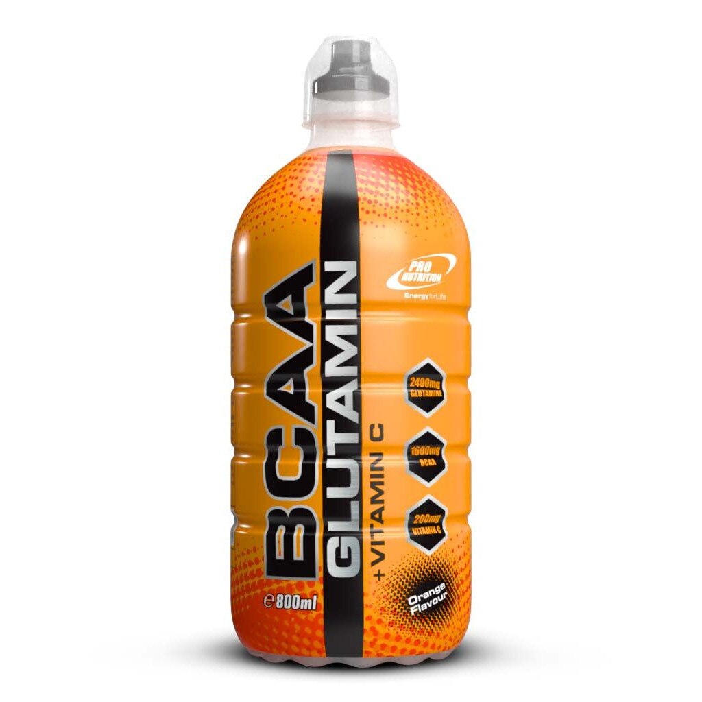 Bcaa Glutamin + Vitamin C portocale 800ml