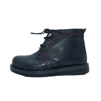 Ghete imblanite pentru baieti Small Foot SMFG8-B, Negru Ghete imblanite pentru baieti Small Foot SMFG8-B, Negru