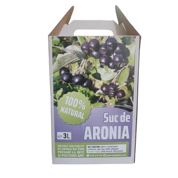 Suc Aronia 100% natural, presat la rece 3L Suc Aronia 100% natural, presat la rece 3L