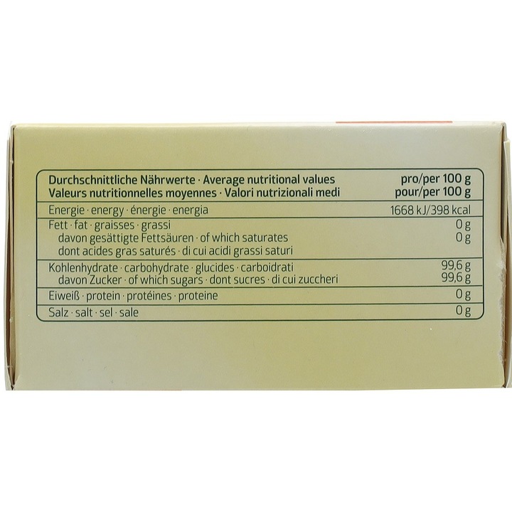 Cuburi de zahar brut din trestie bio, 500g, Naturata