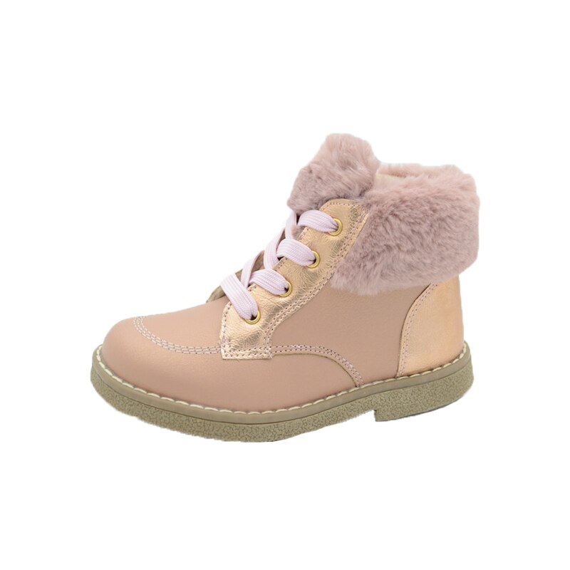 Ghete imblanite pentru fete American Club G-C17607BR, Roz 29