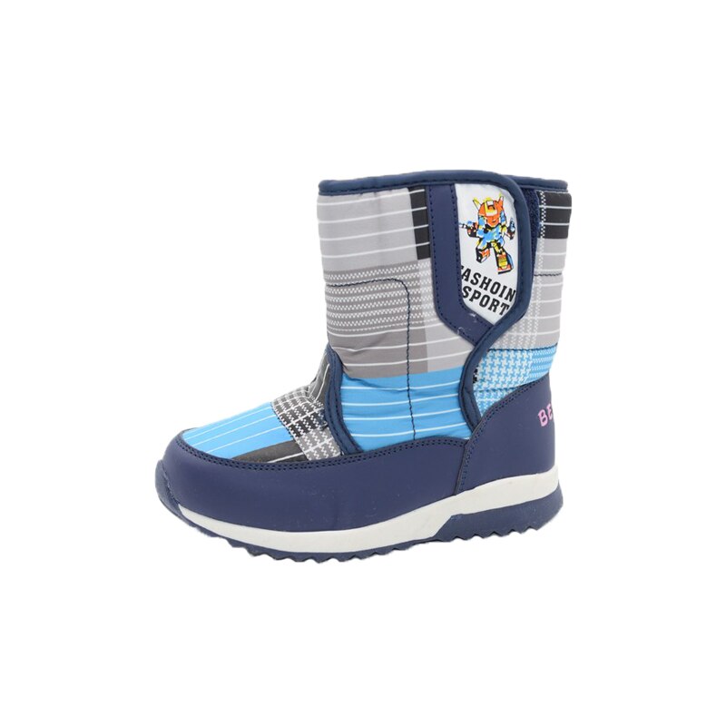 Cizme imblanite pentru baieti Bessky TJ6711-2-30, Albastru 16756