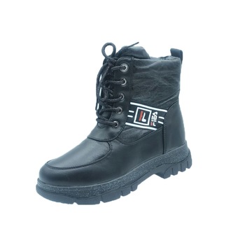 Cizme imblanite fete Bessky XY9326-1, Negru 23449 Cizme imblanite fete Bessky XY9326-1, Negru 23449