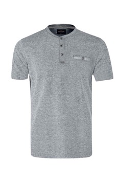 Tricou cu decolteu in V Volcano T-VIBER, Bumbac, Gri Tricou cu decolteu in V Volcano T-VIBER, Bumbac, Gri