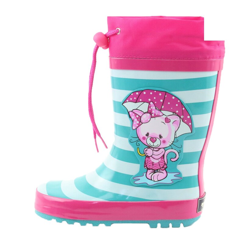 Cizme din cauciuc fete American Club AMC-002-28, Multicolor 21264