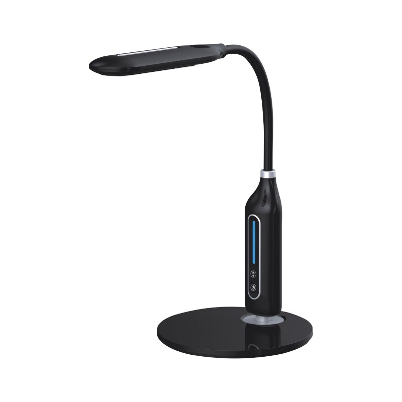 Lampa de birou, LED, Kaja, Model K-BL1072, Seria MIDA, Reglarea culorii, Negru