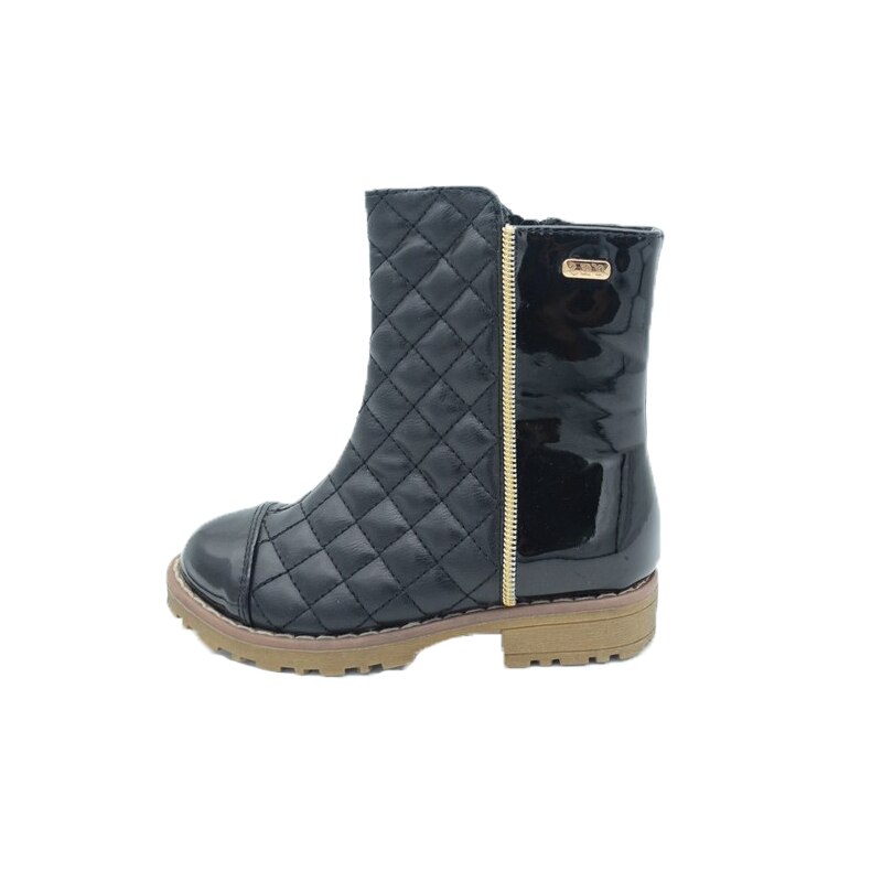 Cizme casual imblanite pentru fete BADOXX 3WX-460, Negru 2487