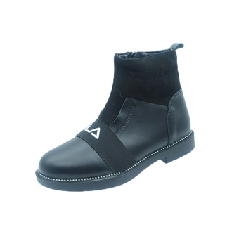 Ghete pentru fete Bessky HF9362-1-27, Negru 23433 Ghete pentru fete Bessky HF9362-1-27, Negru 23433