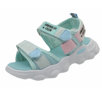 Sandale pentru fete American Club RL31/21_33, Turcoaz 55081 Sandale pentru fete American Club RL31/21_33, Turcoaz 55081