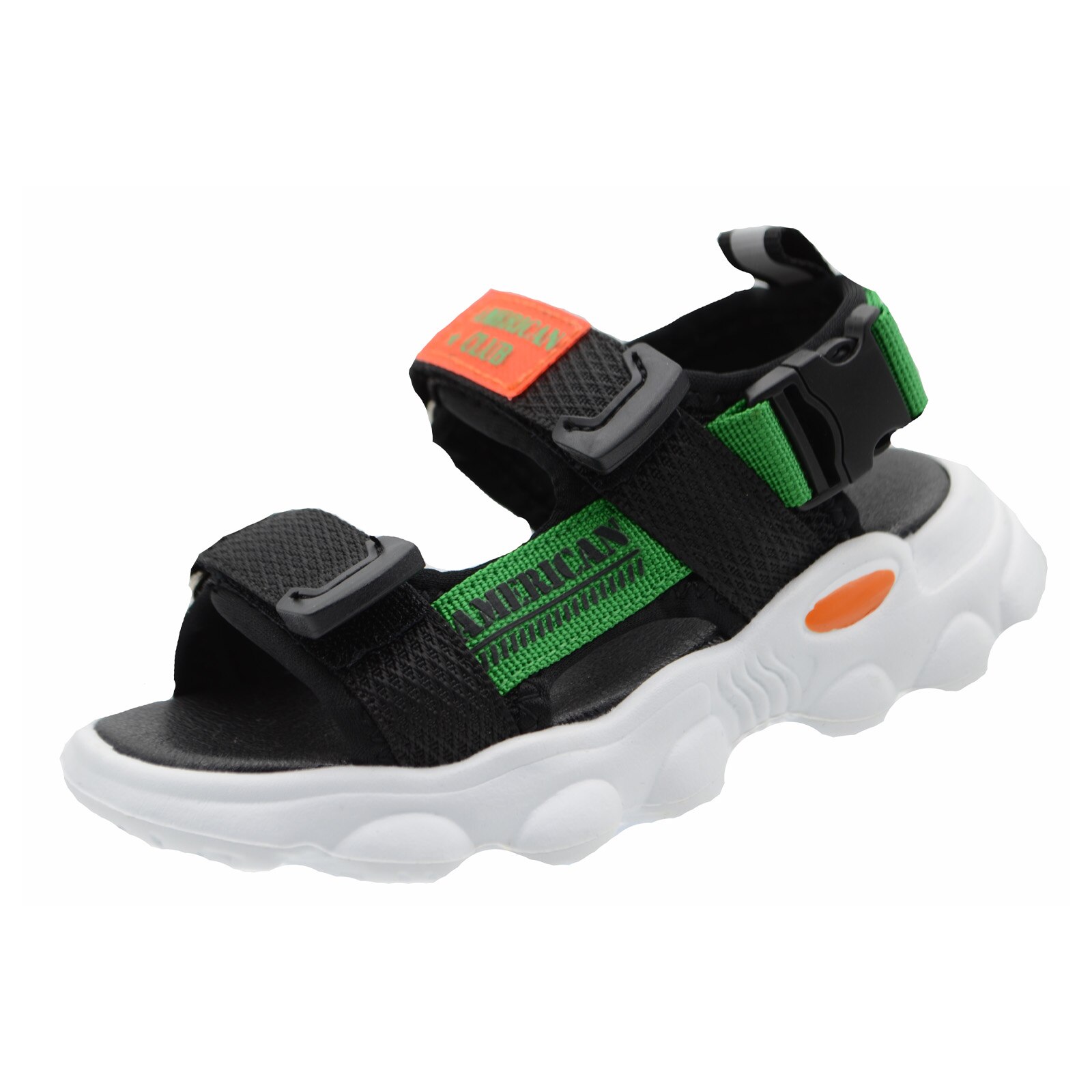 Sandale pentru baieti American Club RL26/21, Negru 54999