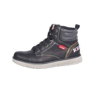 Ghete pentru baieti American Club G-C17162B-N-28, Negru 12521 Ghete pentru baieti American Club G-C17162B-N-28, Negru 12521