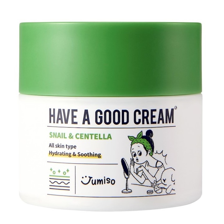 Revitalizáló krém csigamucinnal JUMISO - Have A Good Cream Snail & Centella, 50 g