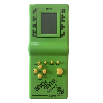 Joc Tetris clasic,18 cm, 9999 jocuri,alimentare pe baterii,verde,ONGRO ® Joc Tetris clasic,18 cm, 9999 jocuri,alimentare pe baterii,verde,ONGRO ®