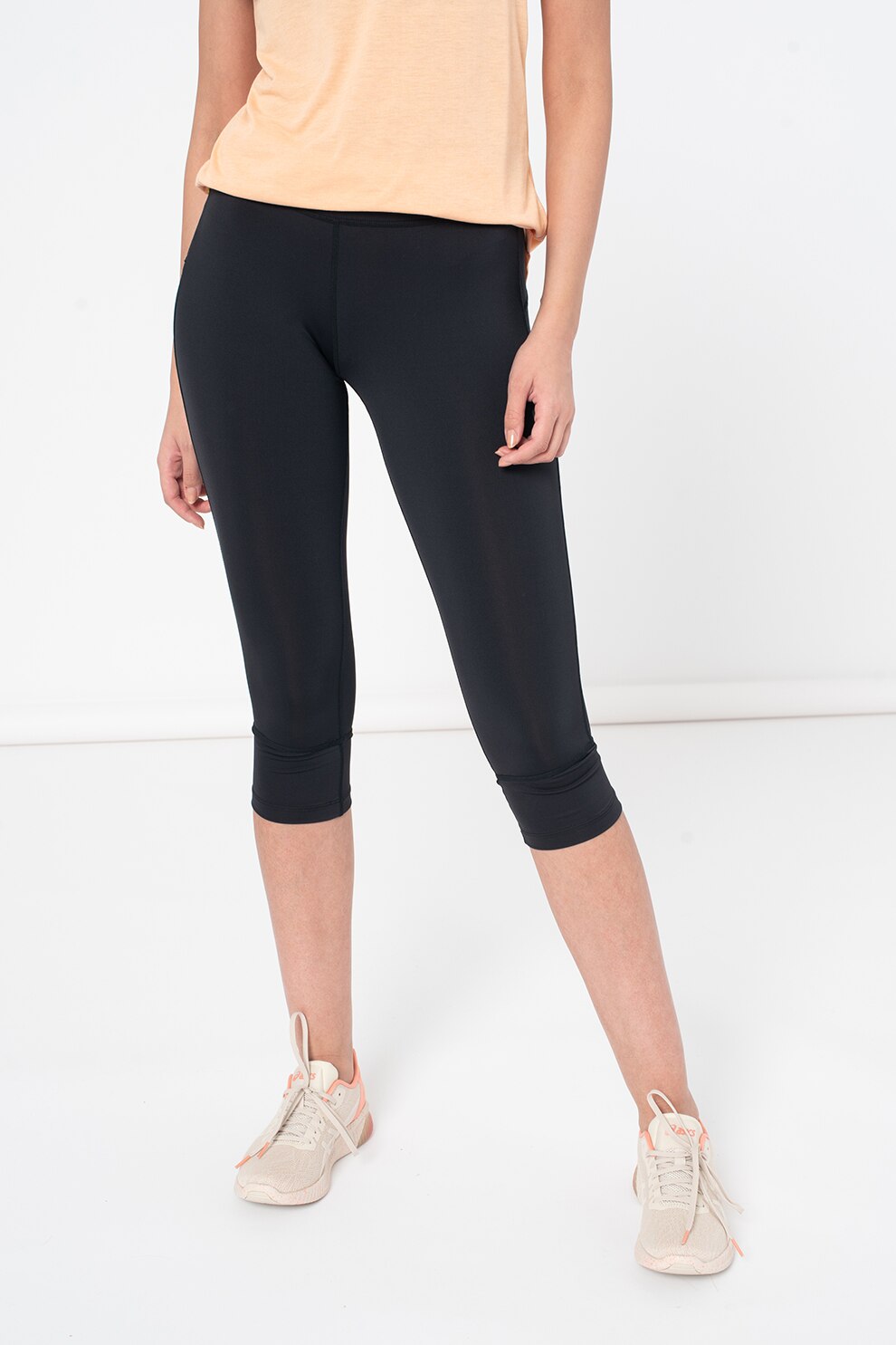 Asics, Colanti capri pentru alergare, Negru