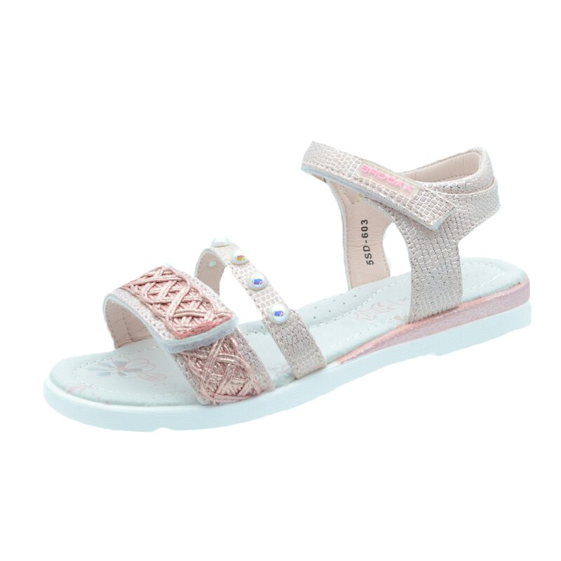 Sandale ortopedice pentru fete Badoxx 5SD-603-1-34, Roz 34 EU