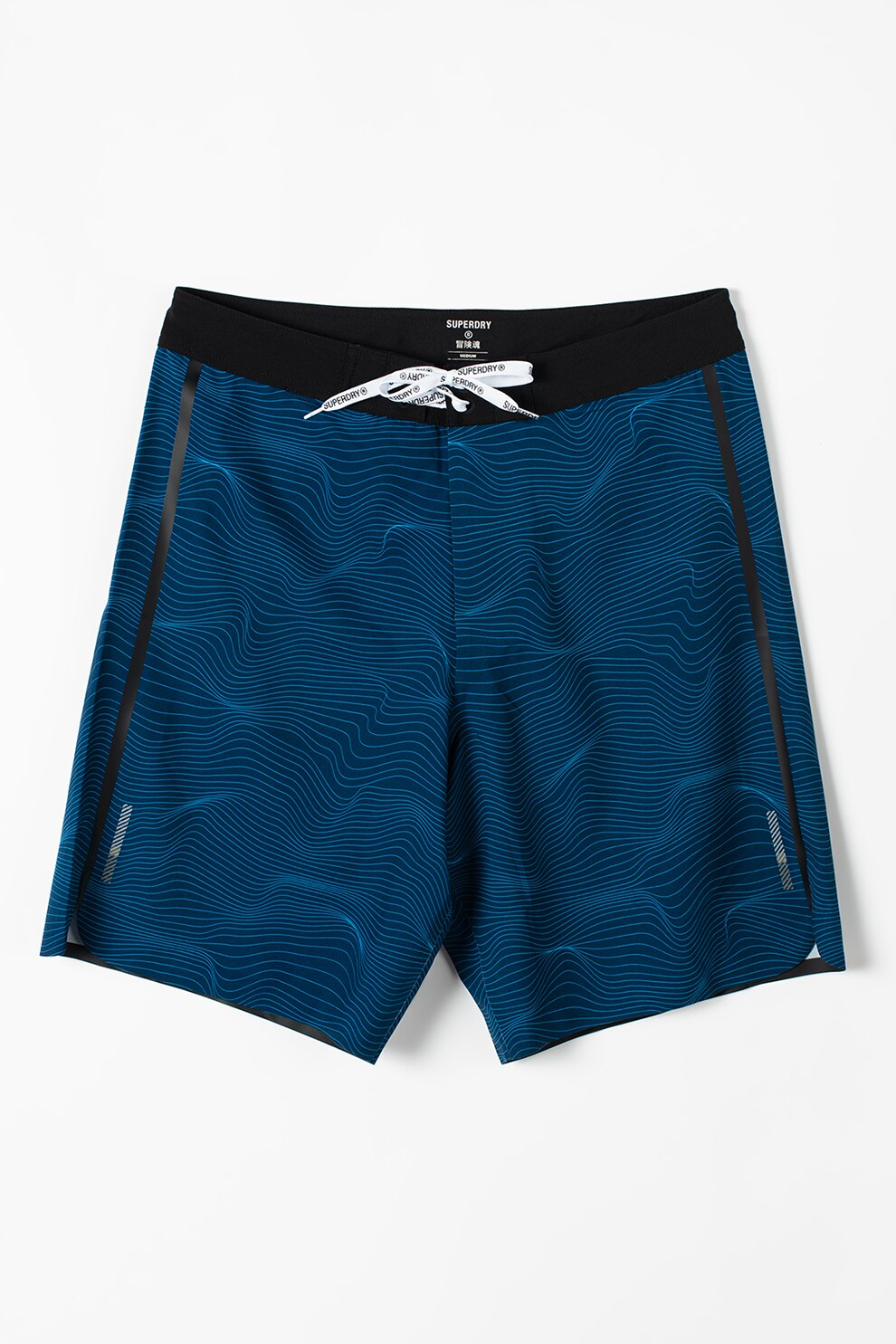 SUPERDRY, Pantaloni scurti 19 Welded, Bleumarin/Negru, 2XL