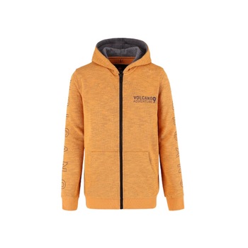 Hanorac cu gluga Volcano Junior, Bumbac, Galben Hanorac cu gluga Volcano Junior, Bumbac, Galben