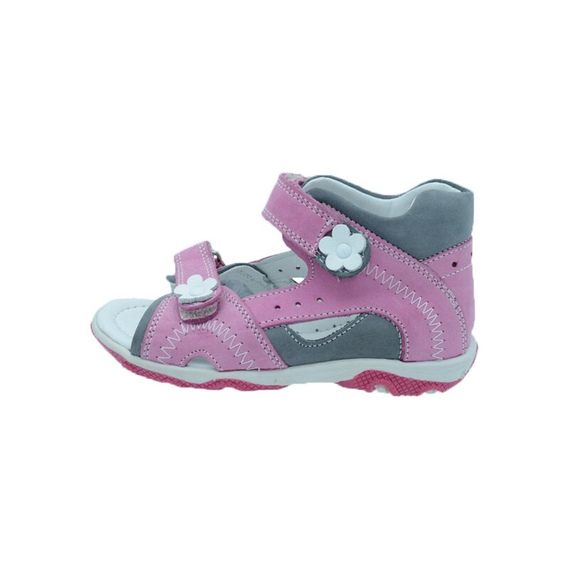 Sandale din piele pentru fete Small Foot SMF01-24, Multicolor 24 EU