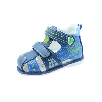 Sandale ortopedice pentru baieti Tom Miki C-T56-15-B, Multicolor 18 EU Sandale ortopedice pentru baieti Tom Miki C-T56-15-B, Multicolor 18 EU