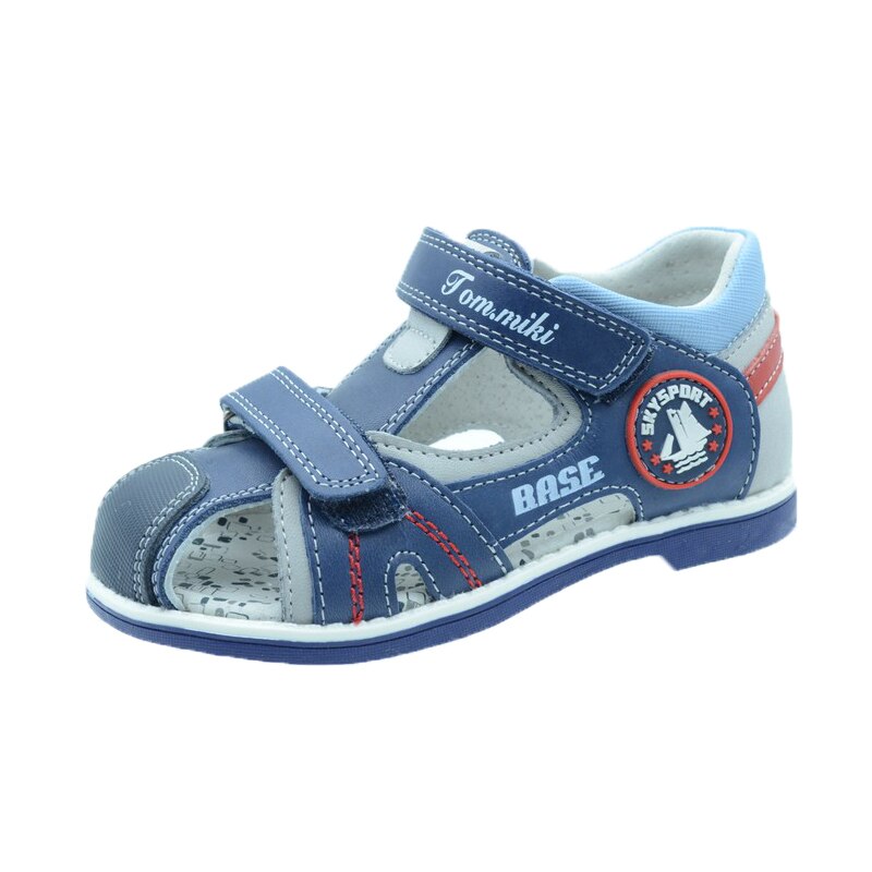 Sandale ortopedice pentru baieti Tom Miki B-3000-D-30, Multicolor 30 EU