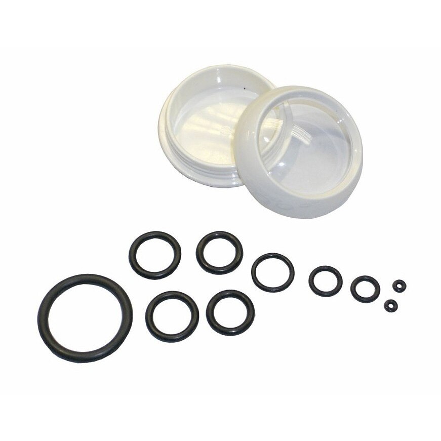 Set oring-uri pentru echipamente scufundari, Beaver Assorted Pack of Standard O-Rings , cutie cu 10 bucati, diverse marimi, negru