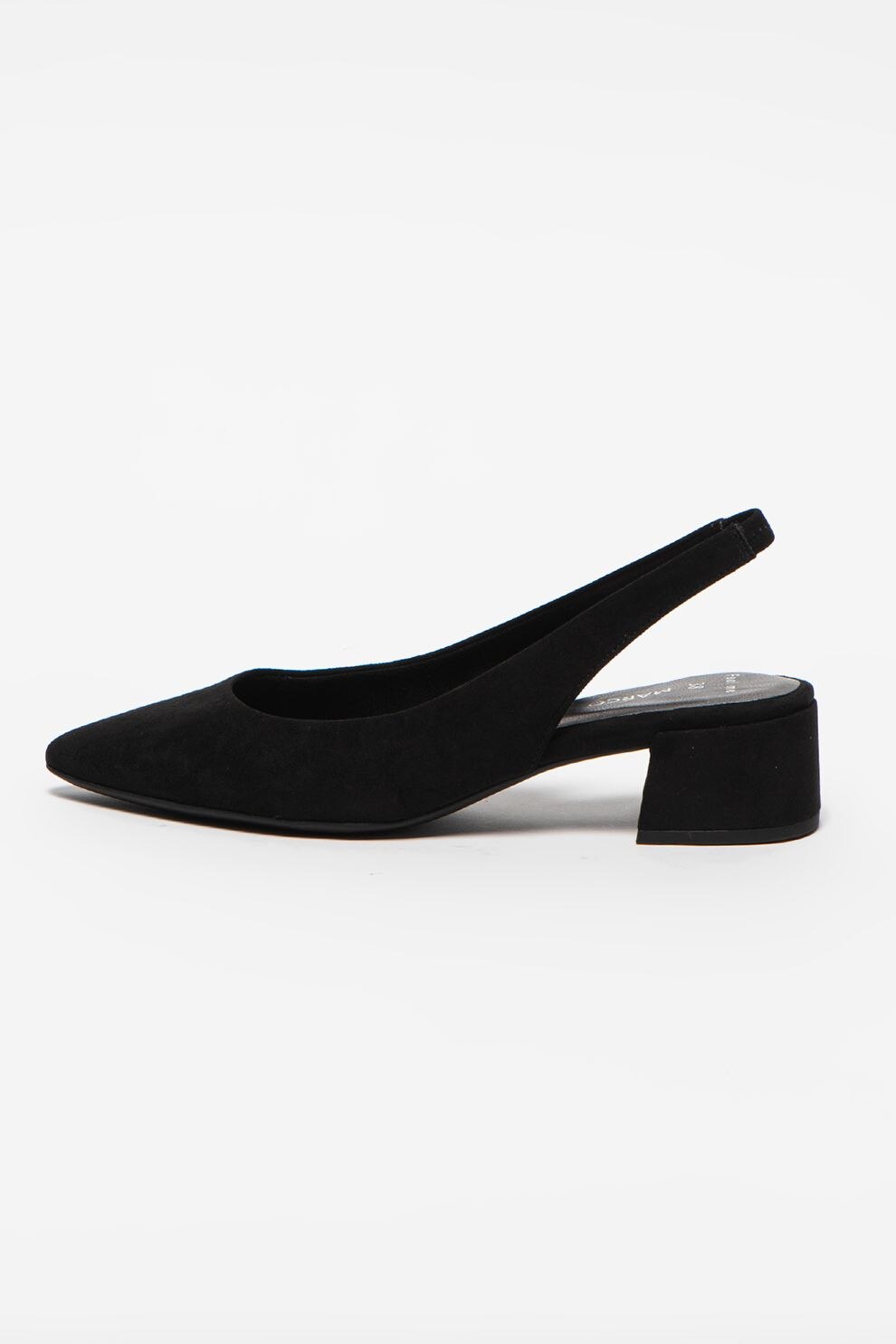 Marco Tozzi, Pantofi slingback cu varf ascutit, Negru