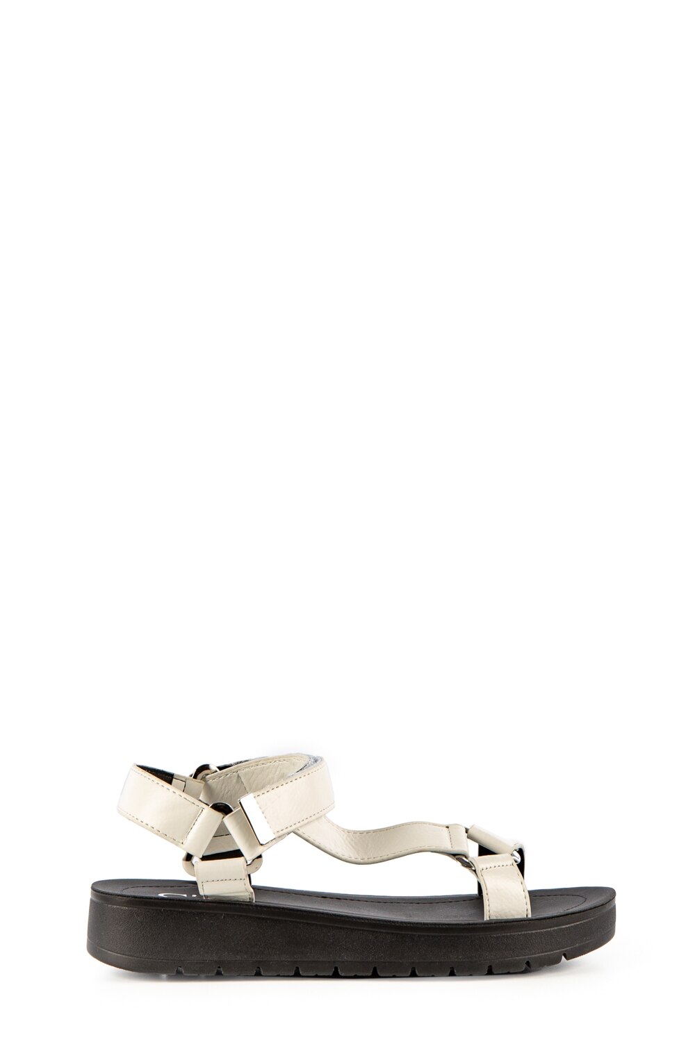 Sandale dama Camille Alb, Alb, 41