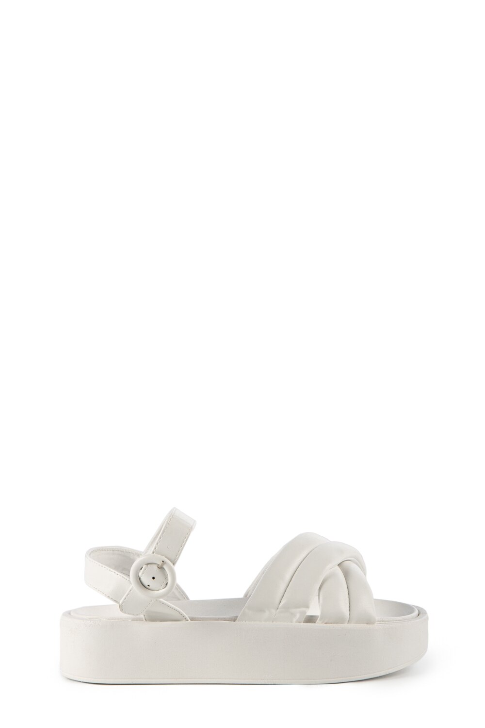 Sandale dama Grova albe, Alb, Alb