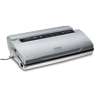Aparat de vidat CASO, vidare automata 12l /min, functie de sigilare manuala, ideal pentru alimente sensibile, control electronic temperatura, panou de control, include role, argintiu/ negru Aparat de vidat CASO, vidare automata 12l /min, functie de sigilare manuala, ideal pentru alimente sensibile, control electronic temperatura, panou de control, include role, argintiu/ negru