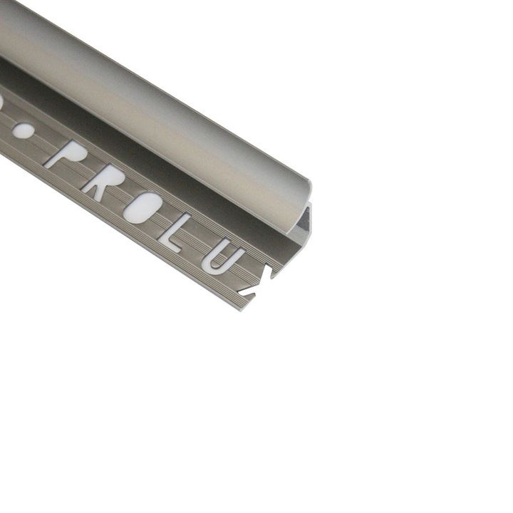 Bagheta concava Prolux, eloxALUM20, 10 mm, 2.7 m, Bronz satinat