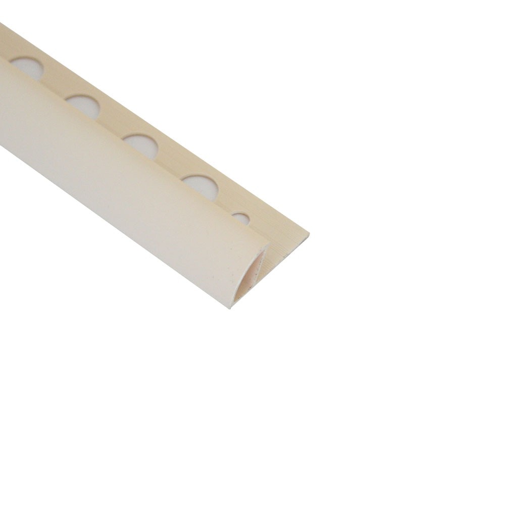 Bagheta semirotunda Genesis, PVC, 10 mm, 2.5 m, Crem