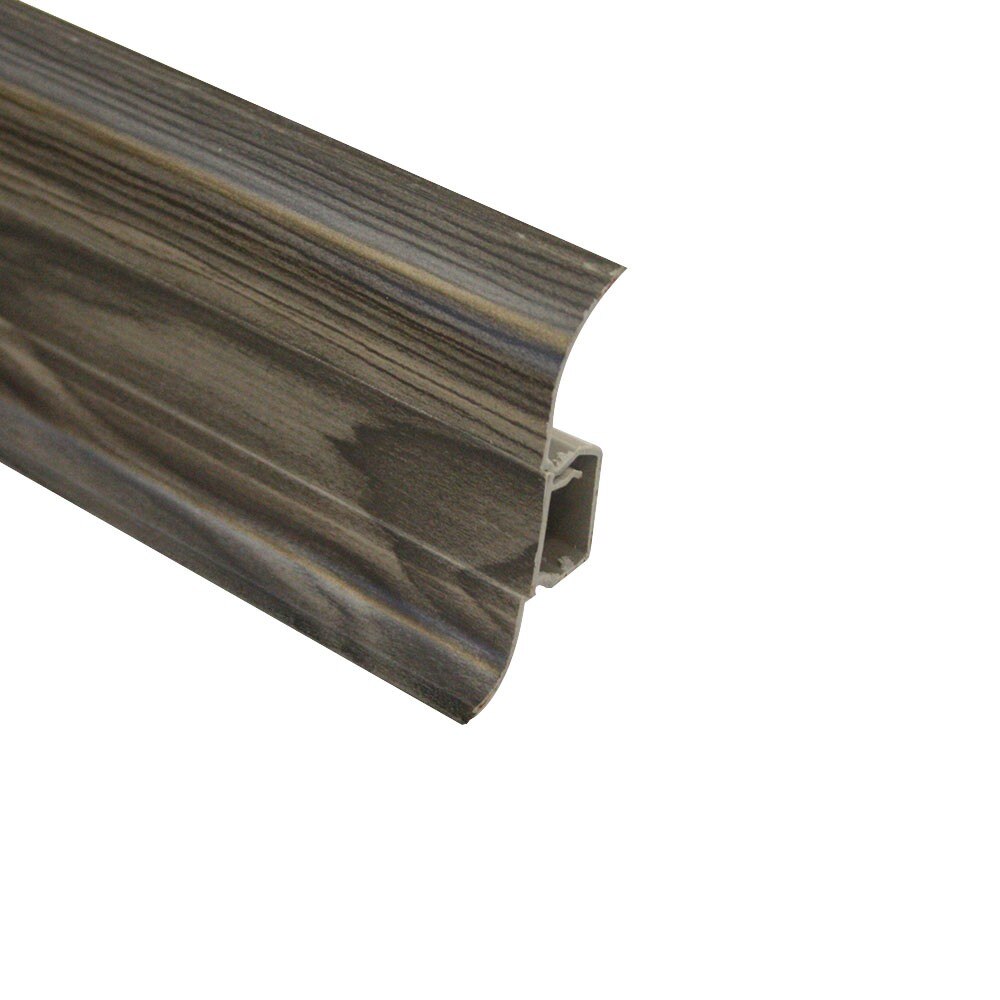 PBC605.240-Plinta LINECO pentru cabluri din PVC, 60x20 mm, gri maroniu, 2,5 m