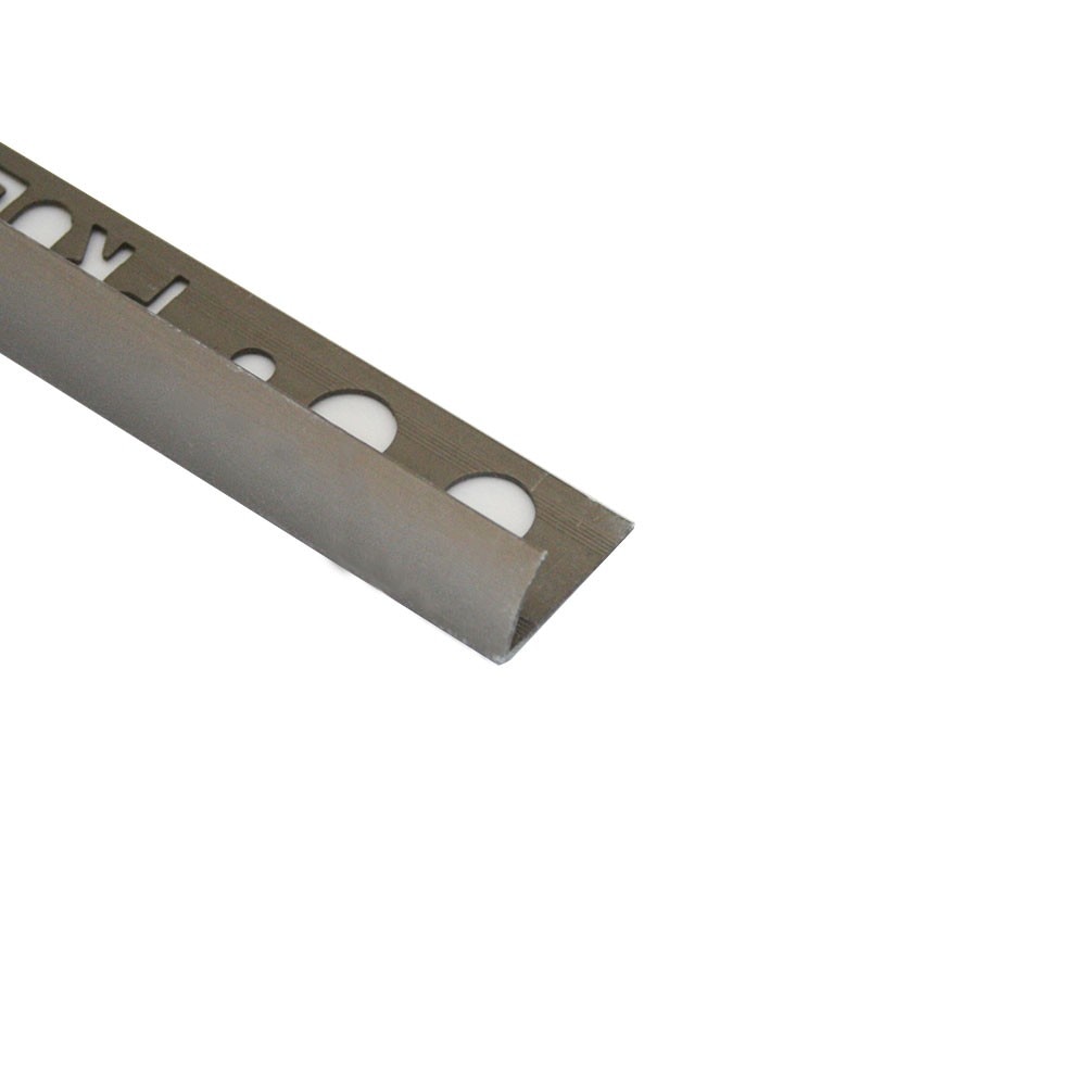 Bagheta semirotunda Prolux, din eloxALUM20, 10 mm, 2.7 m, Bronz satinat