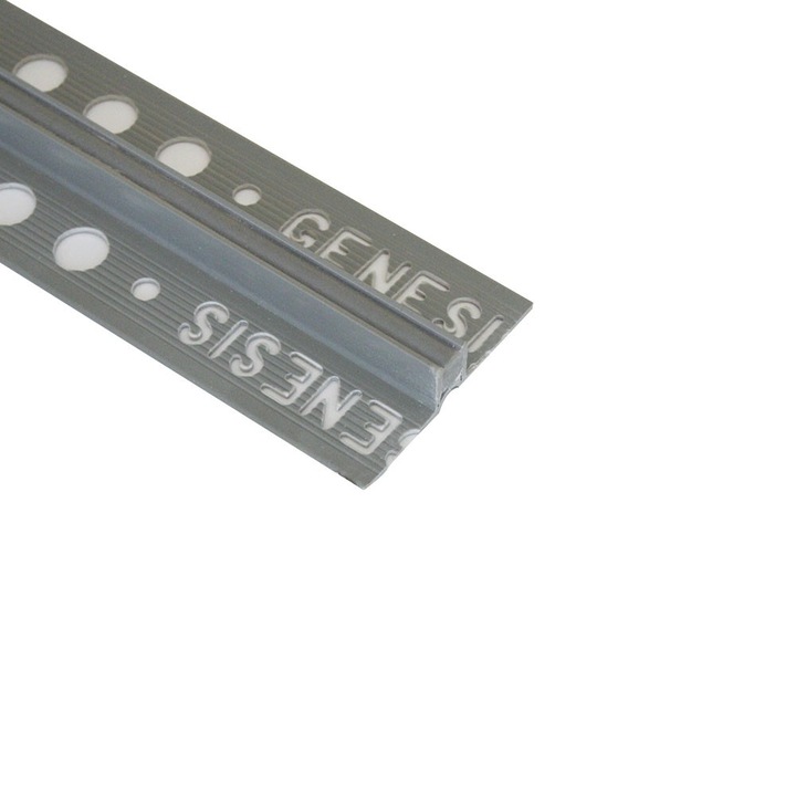 Profil de dilatatie Genesis, PVC, 10 mm, 2.5 m, Gri inchis
